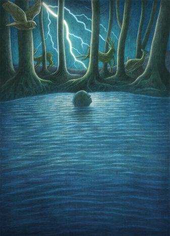 『ボーダー 二つの世界』藤田新策の描き下ろしイラスト公開 乙一ら著名人からのコメントも