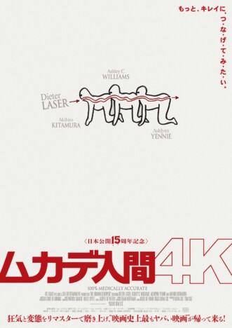 『ムカデ人間』日本公開15周年記念、4Kリマスターでリバイバル上映 ポスター&“謎”特報も