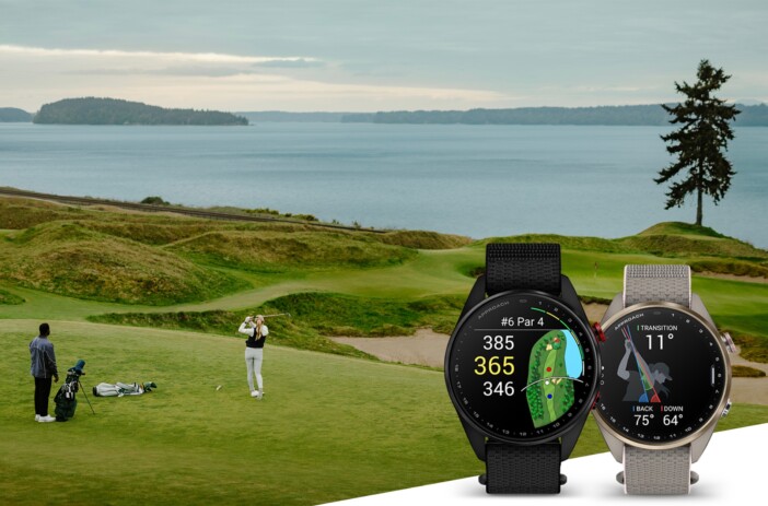 ゴルフシーズンのお供に Garminフラッグシップのゴルフウォッチ『Approach S72』登場 スイング指標計測やグリーンリーディングに対応