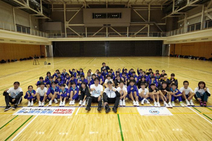 EXILE ÜSA＆TETSUYA、広島で中学生にダンスレッスン　“夢”についてのトークセッションも