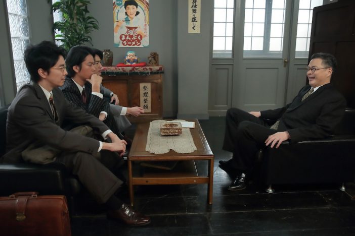 『まんぷく』第122話では、萬平(長谷川博己)が偽物会社に乗り込むものの……