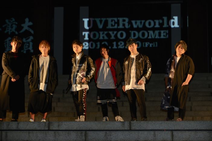 UVERworld TAKUYA∞、『男祭り』東京ドーム公演に喜び「男同士の約束を叶える日がやって来た」