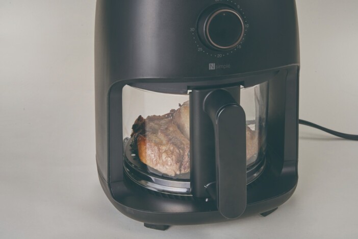 ガラス付きノンオイルフライヤー登場