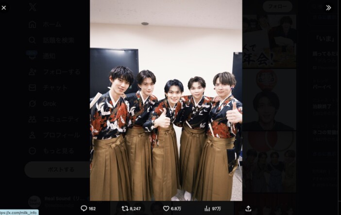 M!LK、年末年始の大活躍で近づくドーム公演の夢 日本を元気にしたパワフルな姿と細やかな対応