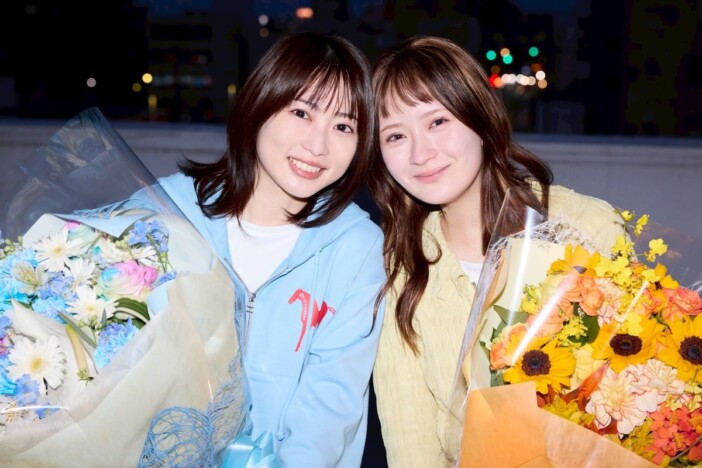 畑芽育&志田未来、『エラー』笑顔と涙のクランクアップ お互いへ感謝のコメントも